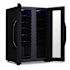 NewAir Shadow Series Wine Cooler Refrigerator 12 Bottle & 39 Can Dual Temp Zones, Freestanding Mirrored Wine Beverage Fridge