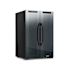 NewAir Shadow Series Wine Cooler Refrigerator 12 Bottle & 39 Can Dual Temp Zones, Freestanding Mirrored Wine Beverage Fridge