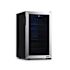 NewAir Freestanding 50 Bottle Compressor Wine Fridge In Stainless Steel, Adjustable Racks And Exterior Digital Thermostat