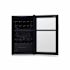 Newair Shadow Series Wine Cooler Refrigerator 33 Bottle Dual Temperature Zones, Freestanding Mirrored Wine Fridge