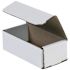 Box Partners 6 X 3 X 2" White Corrugated Mailers Pkg Of 50