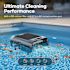 Surfer S2 24/7 Solar-Powered Automatic Robotic Pool Cleaner,debrisguard, Gray
