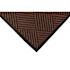 M+a Matting Waterhog Diamond Classic Mat Dark Brown 3'X10' Smooth Backing
