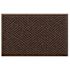 M+a Matting Waterhog Diamond Classic Mat Dark Brown 3'X10' Smooth Backing