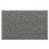 M+a Matting Waterhog Diamond Fashion Mat Medium Grey 4'X8.4' Smooth Backing