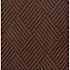 M+a Matting Waterhog Diamond Fashion Mat Dark Brown 3'X10' Smooth Backing