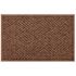 M+a Matting Waterhog Diamond Classic Mat Dark Brown 3'X5' Smooth Backing