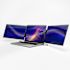 Luxor SidetrakÂ® Swivel Pro Hd Triple 13.3" Attachable Portable Monitor