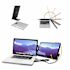 Luxor SidetrakÂ® Swivel Hd 12.5" Attachable Portable Monitor