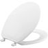Bemis Round Plastic Closed Front Toilet Seat In White Case Of 10
