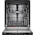 Bosch 500 Series 24 In. Black Top Control Dishwasher, Stainless Steel Tub