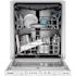 Bosch 500 Series 24 In. White Top Control Pocket Handle Dishwasher