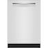 Bosch 500 Series 24 In. White Top Control Pocket Handle Dishwasher