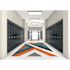 Armstrong Flooring 12x12 Vct Teal White Out Case Of 45