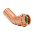 Quickfitting Surepress 1/2" X 1/2" Copper 45 degree  Street Elbow
