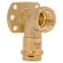 Quickfitting Surepress 3/4" X 3/4" Brass 90 degree Drop Ear Elbow