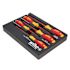 Wiha 5 Piece Insulated Softfinish Screwdriver Tray Set