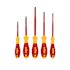Wiha 5 Piece Insulated Softfinish Screwdriver Tray Set