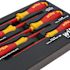 Wiha 5 Piece Insulated Softfinish Screwdriver Tray Set