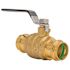 Quickfitting Surepress 1" X 1" Lead-Free Brass Full Port Ball Valve Press