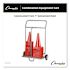 Champion Sports Combination Equipment Cart,metal, 132 Lb Cap,16x32x48, Silver