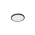 Afx Seasons 12" Edge LED Flush Fixture, Selectable CCT And Lumen, Matte Black