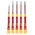 Wiha 5 Piece Insulated Picofinish Precision Screwdriver Set - Slotted, Phillips
