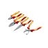 Wiha 3 Piece Insulated Industrial Pliers And Cutters Set