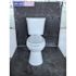 Seasons 2-Piece 1.28 GPF Single Flush Toilet White W/Anti-Overflow Protection