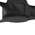 Hunter Fan 52" Mosley Ceiling Fan, Damp Rated, Matte Black