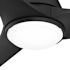 Hunter Fan 52" Aeronaut Wi-Fi Ceiling Fan With Led, Damp Rated, Matte Black