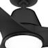 Hunter Fan 52" Aeronaut Wi-Fi Ceiling Fan With Led, Damp Rated, Matte Black