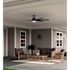 Hunter Fan 72" Overton Ceiling Fan With LED Light, Damp Rated, Matte Black