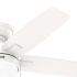 Hunter Fan 44" Anisten Ceiling Fan With LED Light And Pull Chain, Fresh White