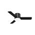 Hunter Fan 44" Minimus Low Profile Ceiling Fan With LED Light, Matte Black