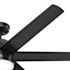Hunter Fan 60" Skysail Weathermax Ceiling Fan With LED Light, Matte Black
