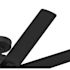 Hunter Fan 60" Overton Ceiling Fan With LED Light, Damp Rated, Matte Black