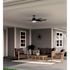Hunter Fan 60" Overton Ceiling Fan With LED Light, Damp Rated, Matte Black