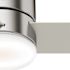 Hunter Fan 44" Minimus Low Profile Ceiling Fan With LED Light, Brushed Nickel