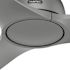 Hunter Fan 52" Gallegos Ceiling Fan, Damp Rated, Matte Silver
