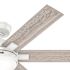 Hunter Fan 52" Georgetown Hunter Fanexpress Ceiling Fan With Led, Fresh White