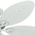 Hunter Fan 54" Bayview Ceiling Fan And Pull Chain, Damp Rated, White