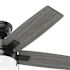 Hunter Fan 44" Anisten Ceiling Fan With LED Light And Pull Chain, Matte Black