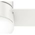 Hunter Fan 52" Minimus Low Profile Ceiling Fan With LED Light, Fresh White