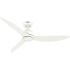 Hunter Fan 52" Mazzini Ceiling Fan, Damp Rated, Matte White
