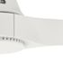 Hunter Fan 52" Mosley Ceiling Fan, Damp Rated, Fresh White