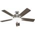 Hunter Fan 52" Pro'S Best Ceiling Fan With LED And Pull Chain, Brushed Nickel