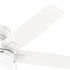 Hunter Fan 52" Anisten Ceiling Fan With LED Light And Pull Chain, Fresh White