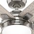 Hunter Fan 52" Georgetown Hunter Fanexpress Ceiling Fan With Led, Brushed Nickel