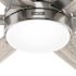 Hunter Fan 52" Georgetown Hunter Fanexpress Ceiling Fan With Led, Brushed Nickel